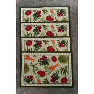 NWOT Park Designs ~~Set of 4~~ Placemats "Tossed Salad" 100% Cotton
